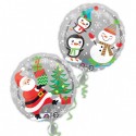 Globo 18"Santa, Pingüino, Muñe