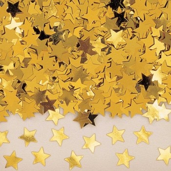 Confetti Estrellas Oro
