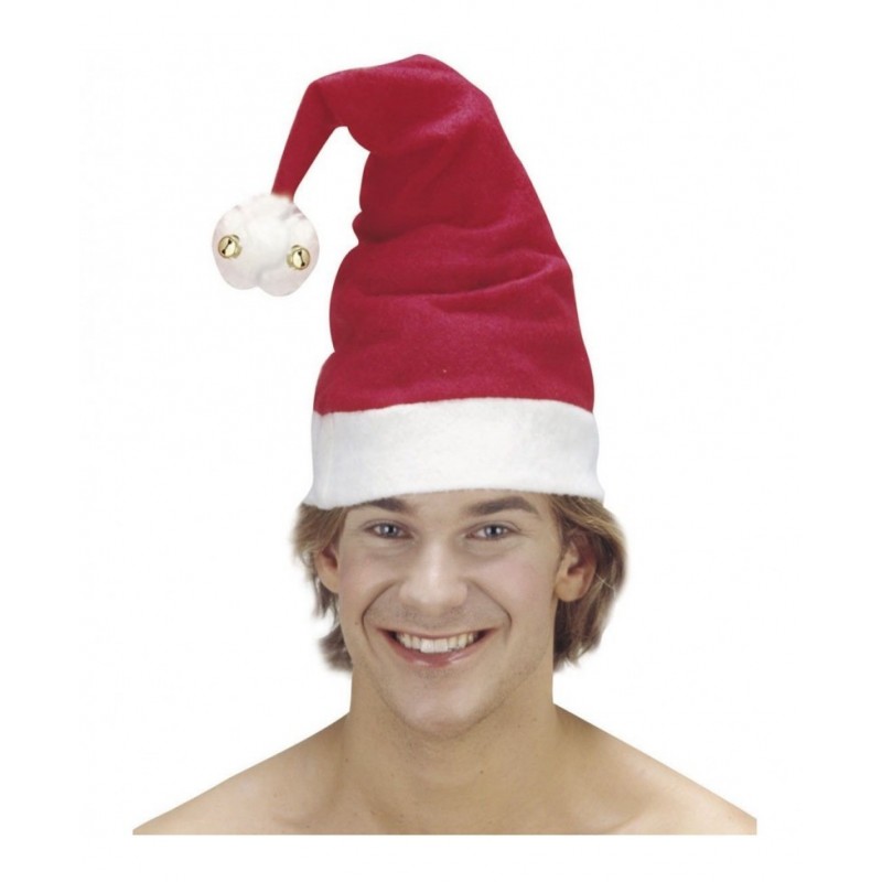 Gorro Papa Noel C/Campanas