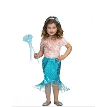 Set Tutu Sirenita Azul 3-6