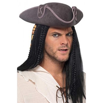 Tricornio Pirata Gris