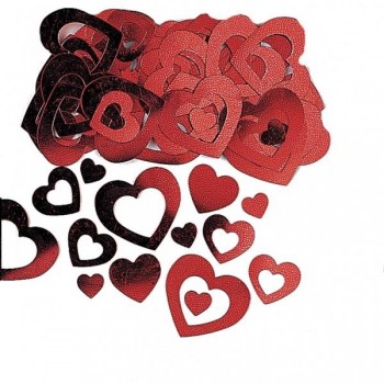 Confetti Corazon Rojo Met