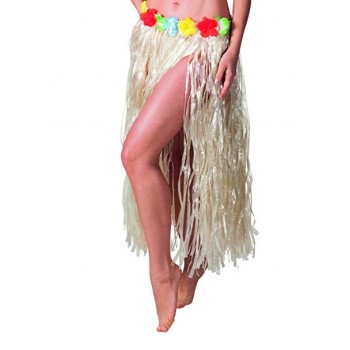 Falda Hawaiana Natural 80Cm