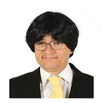 Peluca Negra Politico