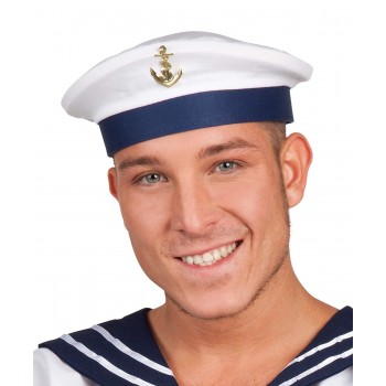 Gorra Marinero Blanca/Azul