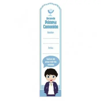 Marcapaginas Comunion Niño
