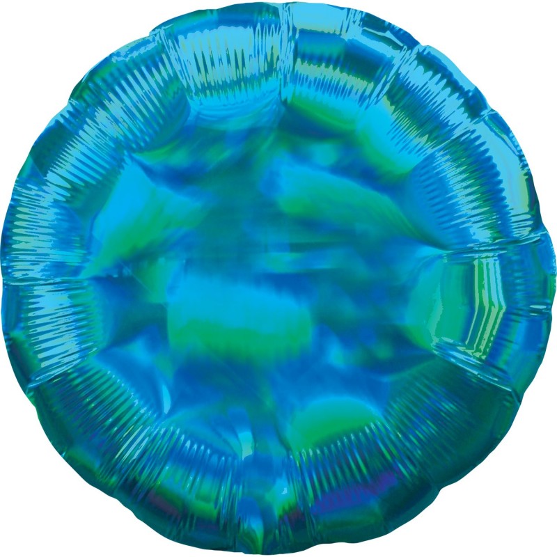 Globo Circulo Azul Irisdiscent Globo Circulo Azul Irisdiscent