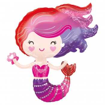 Globo Form.Sirena Rosa/Viol