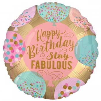Globo Happy Bday Stay Fabolous