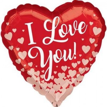 Globo Corazon I Love You Rojo