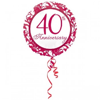 Globo 18" 40Th Anniversary Rub