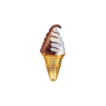 Globo Forma Cono De Helado