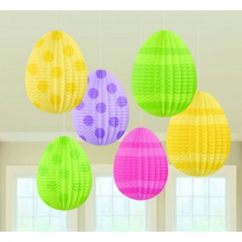 P/6 Colg.Deco.Huevos Pascua