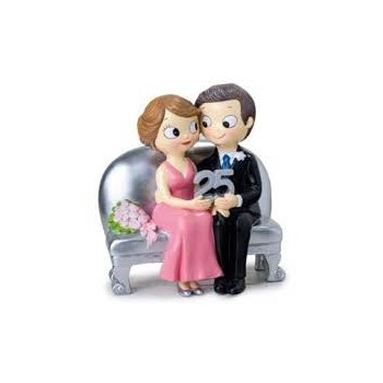 Figura Pastel Novios Sent.25An