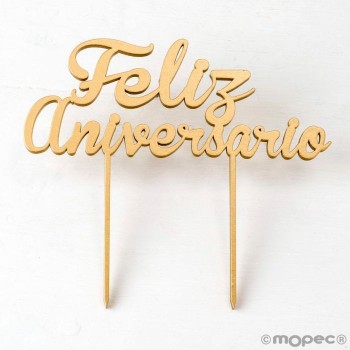 Pick Tarta Feliz Aniversario