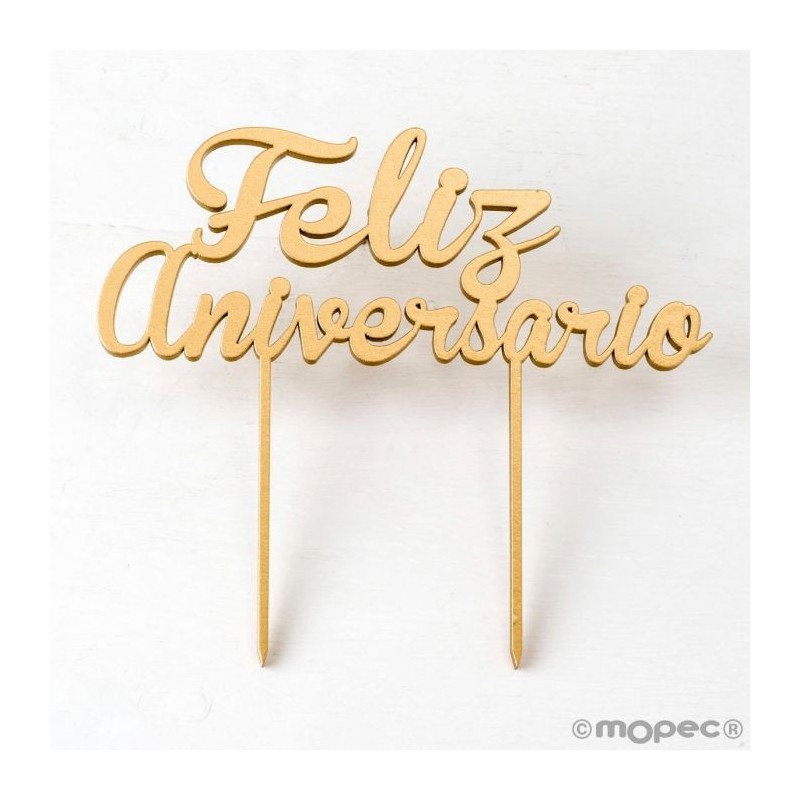 Pick Tarta Feliz Aniversario Pick Tarta Feliz Aniversario