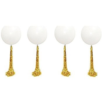 Guirn.Flecos Metal Oro P/Globo