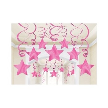 P/30 Col.Espiral Estrella Rosa