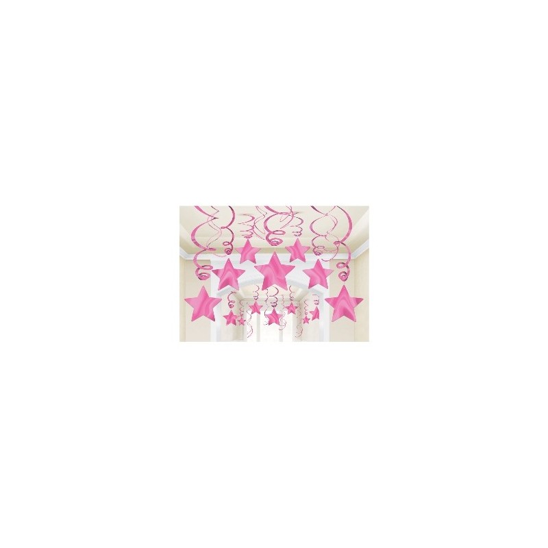 P/30 Col.Espiral Estrella Rosa