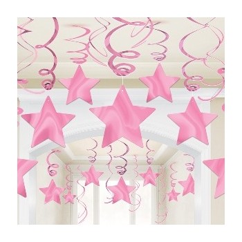 P/30 Col.Espiral Estrella Rosa