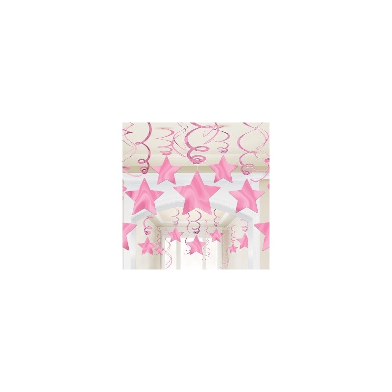 P/30 Col.Espiral Estrella Rosa