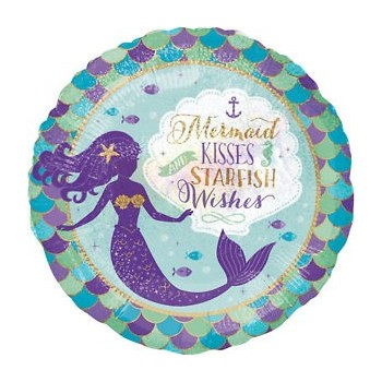 Globo 18"Mermaid Kisses