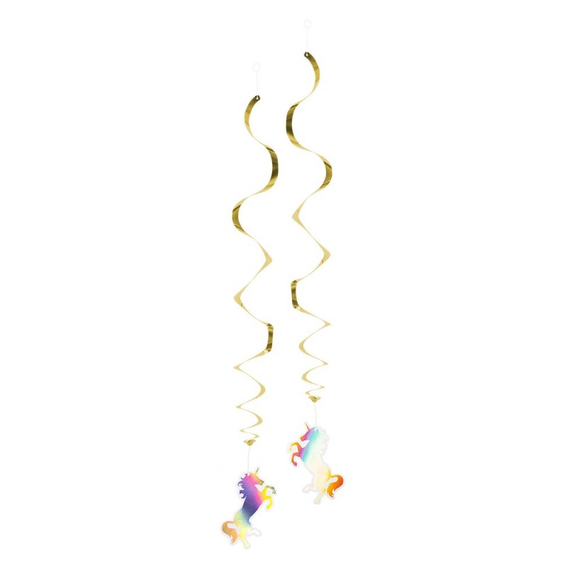 P/2 Deco Espiral Unicornio Hol P/2 Deco Espiral Unicornio Hol