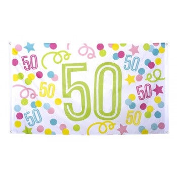 Bandera Nº50 Confetti 90X150