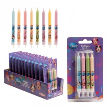 P/8 Velas Mickey & Amigos