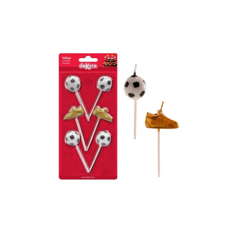 P/6 Vela Balon Futbol+Bota Oro P/6 Vela Balon Futbol+Bota Oro