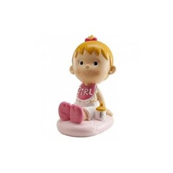 Fig.Tarta Bebe Niña Babero