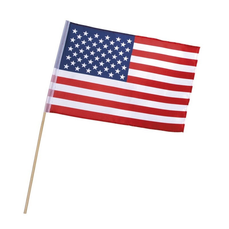 Bandera C/Palo Usa 30X45