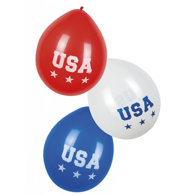P/6 Globo Bandera Estados Unid P/6 Globo Bandera Estados Unid