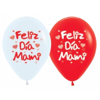 B/10 Globo Surt.Feliz Dia Mami
