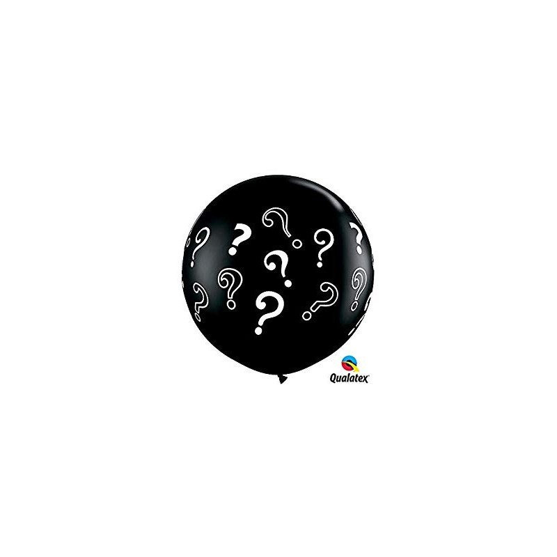 Globo Yumbo Negro "?" Globo Yumbo Negro "?"