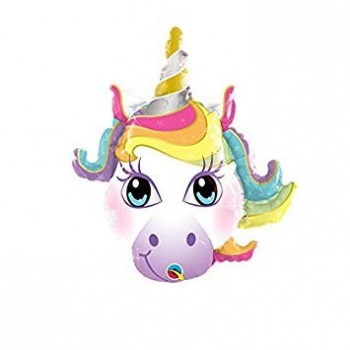 Globo Palo Cabeza Unicornio