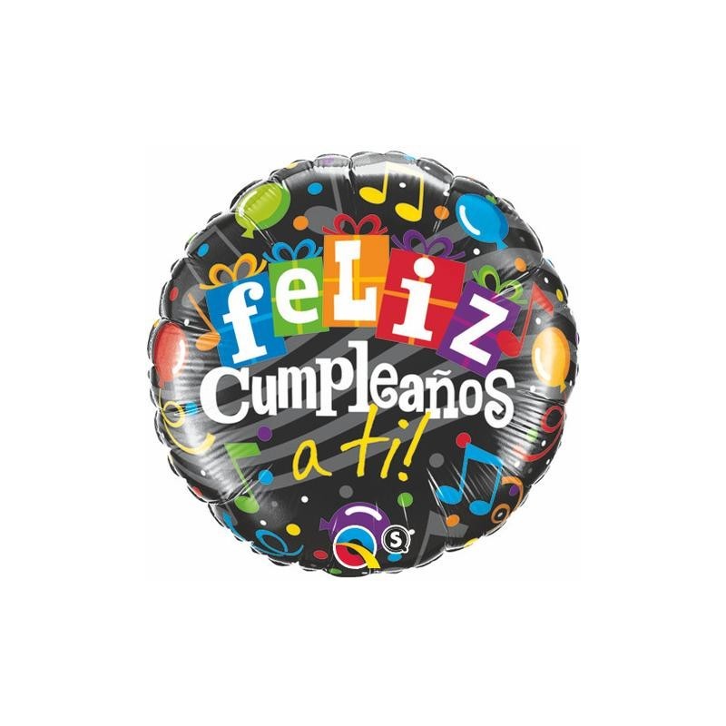 Globo 18"Feliz Cumpleaños A Ti