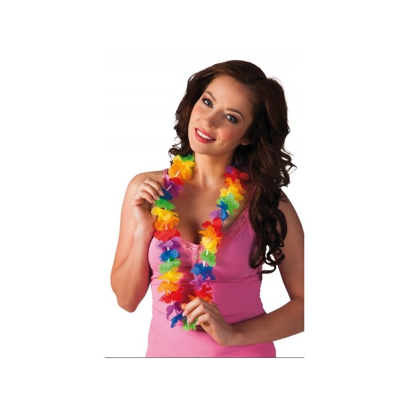Collar Hawaiano Arcoiris