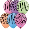 Globo Latex 11" Safari Colores Globo Latex 11" Safari Colores