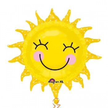 Globo Forma Sol Sonriente