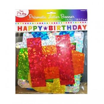 Guir.Letras Happy Bday Colores