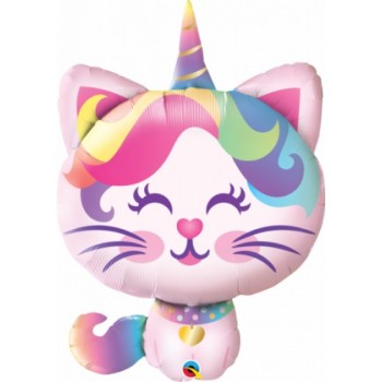 Globo 97Cm Gato Unicornio