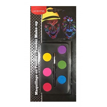 Set Maquillaje Al Agua 6X1g Uv