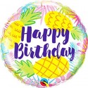Globo 18"Happy Bday Piñas Palm