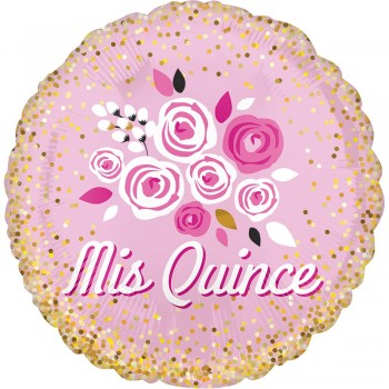 Globo 18"Mis Quince Floral