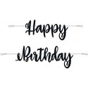 Guirn.Happy Bday Letras Negras Guirn.Happy Bday Letras Negras