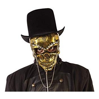 Mascara Steam Punk Skeleton Or