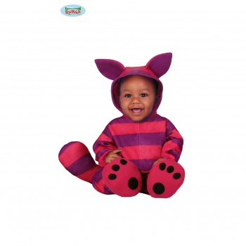 Disf.Bebe Gato Violeta 12-24M