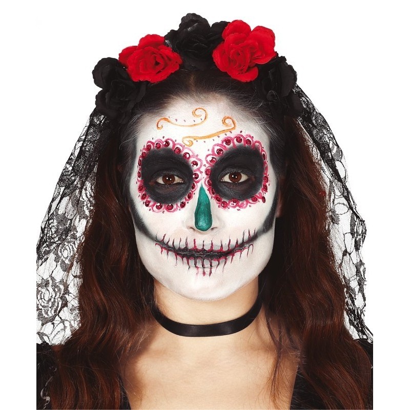 Diadema Mantilla Flores Rj/Ng Diadema Mantilla Flores Rj/Ng