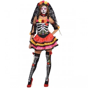 Disf.Chica Dia De La Muerte Tm